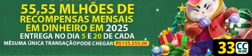 Promoções e bônus no 33CC cassino.